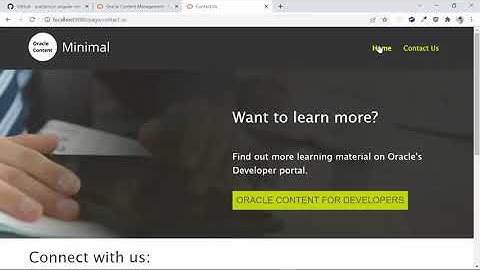 Build a Minimal Site in Angular with Headless Oracle Content Management