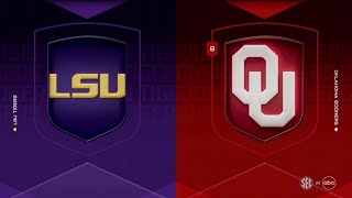 SEC on ABC intro | LSU @ 8 Oklahoma | 11/29/2025
