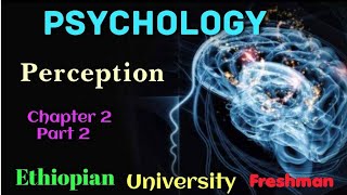 Psychology Perception Ethiopian University Freshman Chapter_2 p_2