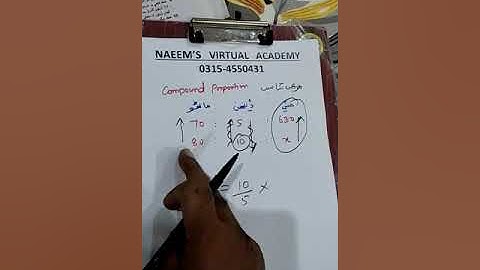 #compoundproportion #mathematics#math #free #sindhi #basic #online #naeemullah