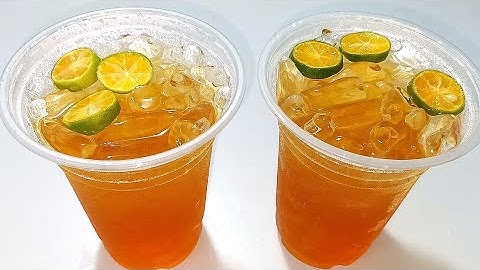 Cách làm TRÀ TẮC ngon đơn giản để kinh doanh - Combo Món Ăn