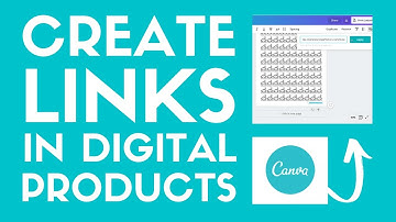 How to Create Clickable Links In PDFs In Canva | Creating Links In Digital Products