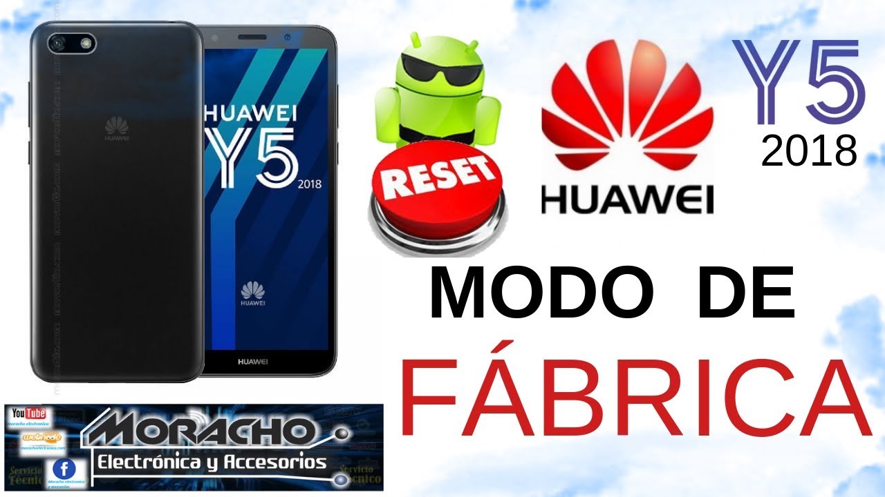 HUAWEI Y5 2018 DRA-LX3 Hard Reset - Factory Recovery -Tutorial - - YouTube