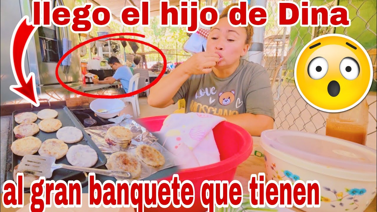 Llega el hijo de Dina al gran banquete asi de ricas estan😱😳🥰