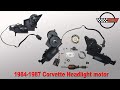 84-87 C4 Corvette Headlight Gear
