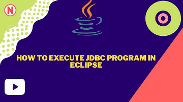 How to execute jdbc program in eclipse