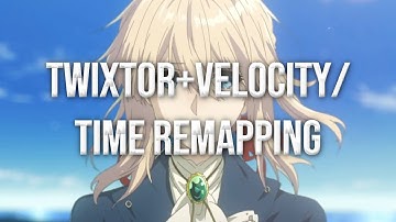 Twixtor+velocity/time remapping on mobile tutorial