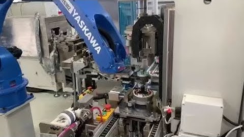 Washing machine motor automatic assembly line