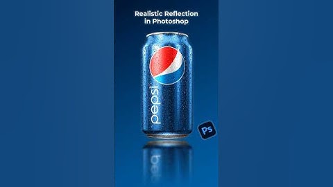 Realistic Reflection in Photoshop #tutorial #shorts #shortsvideo #illustrator #photoshoptutorial