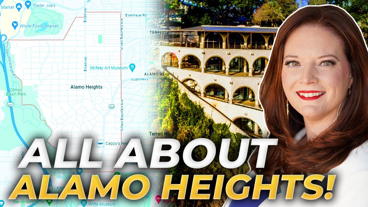 Map Tour Of Alamo Heights TX: Things You MUST Know Before Moving! | Relocating To Alamo Heights TX