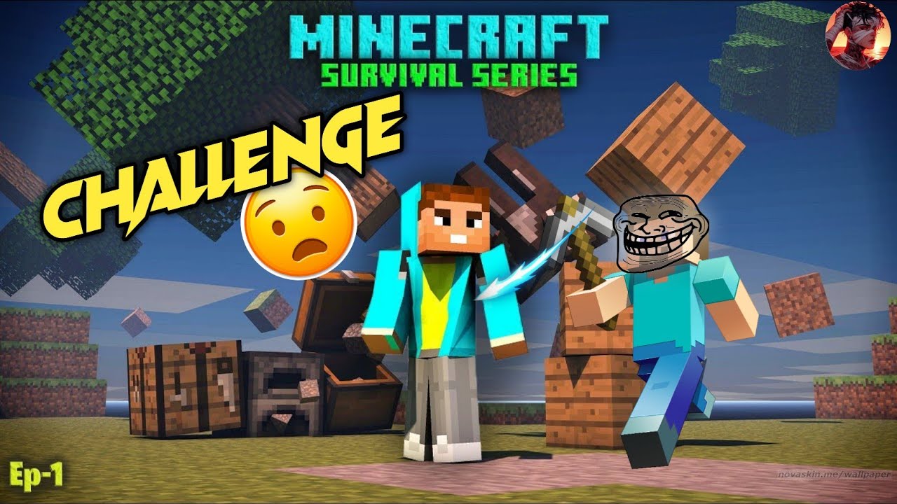 Minecraft Survival video series #1 Minecraft Survival challenge - YouTube