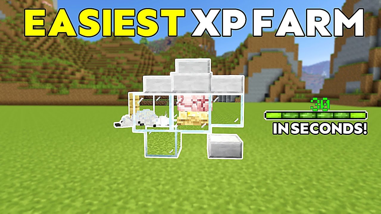 Best Minecraft 1.21+ Java XP Farm – Easy & Fast Levels! - YouTube