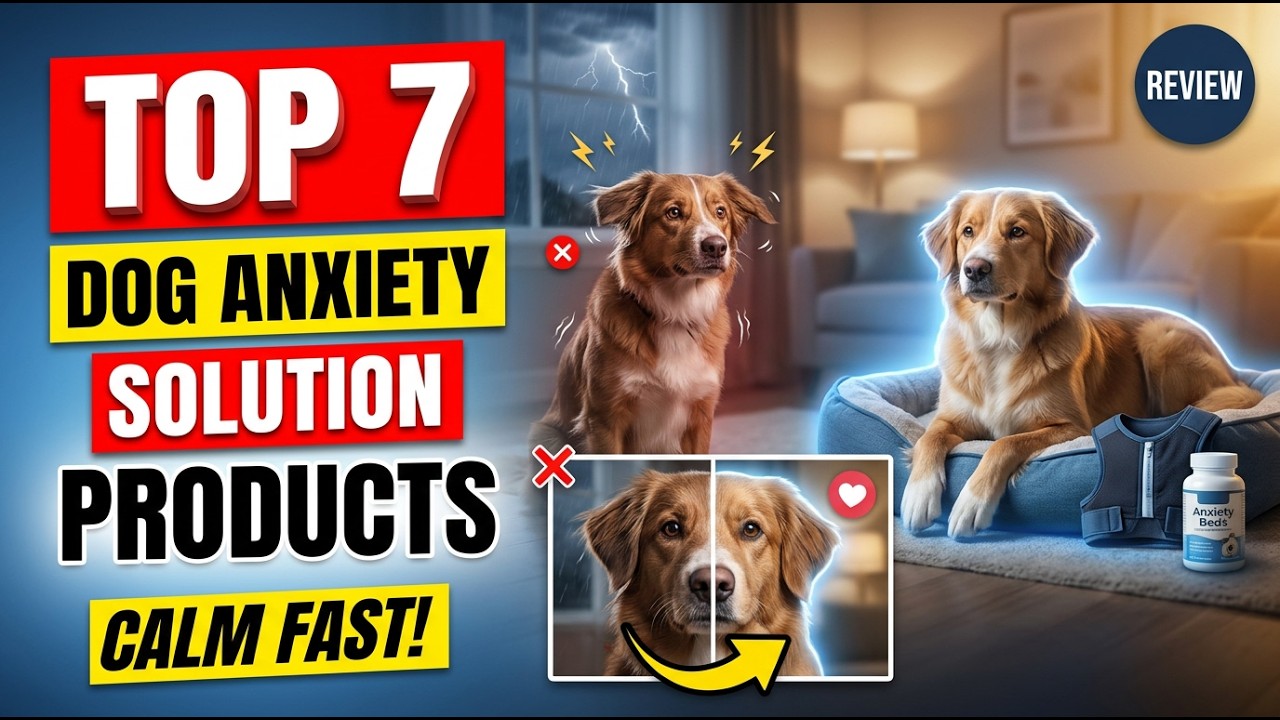 Top 7 Dog Anxiety Solution Products (Urgent) Before Stress Gets Worse ...