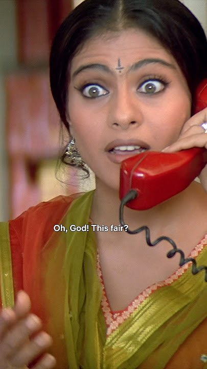 SRK & Kajol CUTELY Flirt Over The Phone 🤭❤️#K3G