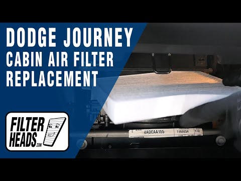 How to Replace Cabin Air Filter 2017 Dodge Journey | AQ1126 - YouTube