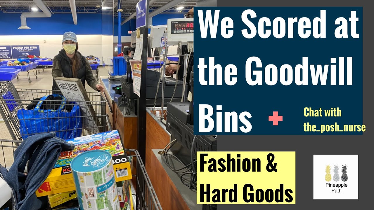 Thrift with us / Scored at the Goodwill Bins / Reselling for Profit