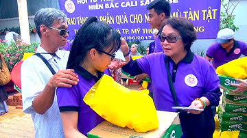 Trao Tặng 200 Phần Quà Cho Người Mù Tàn Tật tại Q 7 & Tiền Giang