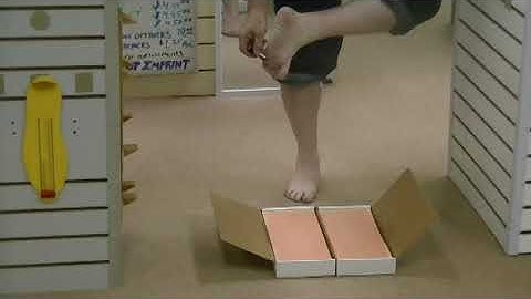 Custom Orthotics Casting Box Instructions