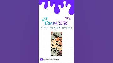Arabic Calligraphy & Typography in Canva | Trending Design Elements!