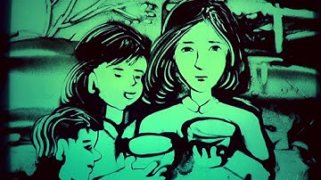 Tình yêu thương chưa bao giờ là đủ - tranh cát Nguyễn tiến