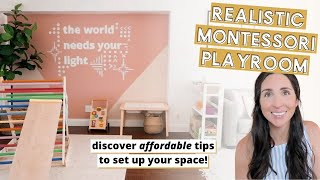 HOW TO SET UP MONTESSORI PLAYROOM for 2 Year Old: How We Montessori At Home