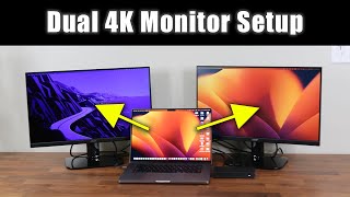 Connect Dual 4K Monitors to your Macbook or Windows Laptop w\/ UGREEN Docking Station