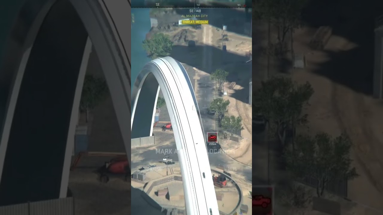 MW2 DMZ Precision Air Strike Vs 3 Man JLTV 