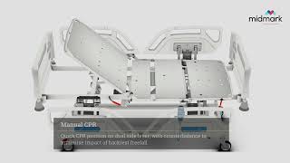 Enhance Patient Care with the Midmark India EX4411 Low-Height Bed