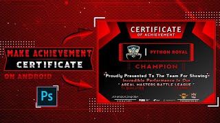 How To Make Achievement Certificate On Android ✅ Full Tutorial screenshot 2