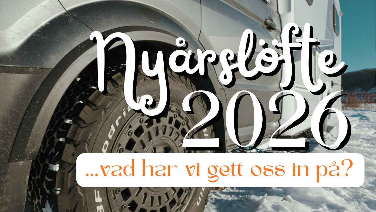 Nyårslöfte 2026...vad har vi gett oss in på?