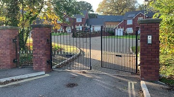 J&A Security Systems in Exeter BFT IGEA gate automation with Videx GSM intercom