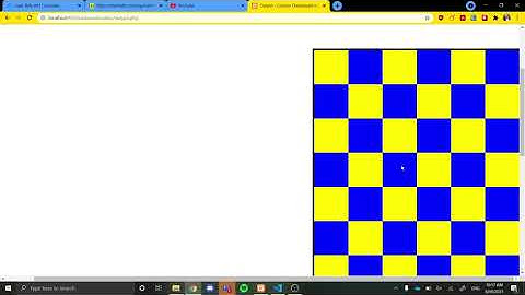PHP Custom Chessboard Creator Project