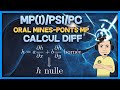 Mpipsipc calcul diff  oral corrig minesponts mp fonctions de plusieurs variables borne