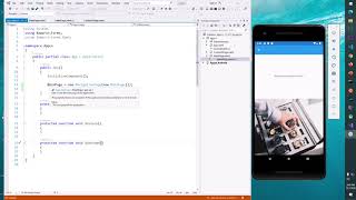 Xamarin Forms Navigation Page Button with Clicked Event Push Sync