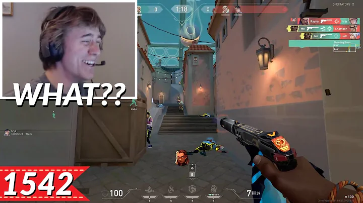INSANE 3-Second Ghost ACE!! | Most Watched VALORANT Clips Today V1542