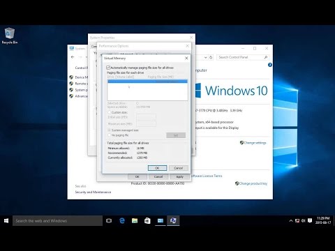 Adjust Virtual Memory on windows 10 to optimize system performance hqdefault