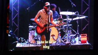 Video thumbnail of "David Crowder Band - Undignified (I will dance, I will sing) Rock the Universe 2011 Lyircs"