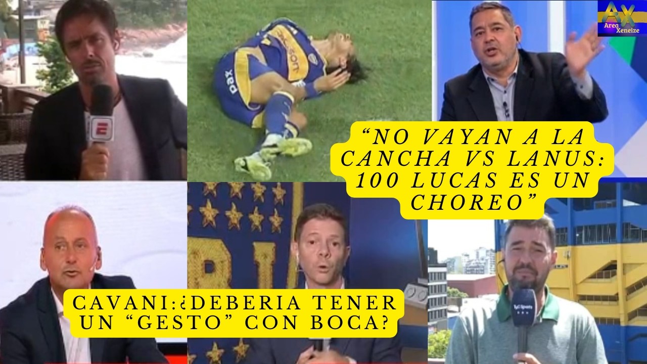 CAVANI OTRA VEZ LESIONADO: ¿Debería tener un gesto hacia Boca? / Entradas carísimas Lanús vs Boca