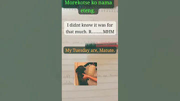 Choosing Day Tuesday 