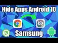 How to hide Apps on Samsung Android 10