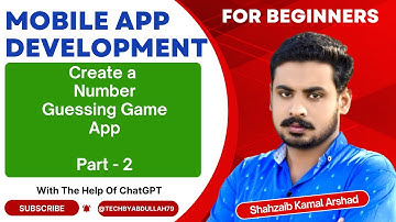 Create a Number Guessing Game | Part 2 | Learn Flutter For Beginners | @TechByAbdullah79 #flutter