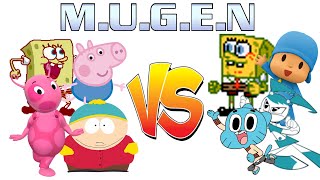 Mugen Equipo George Pig Vs Equipo Gumball