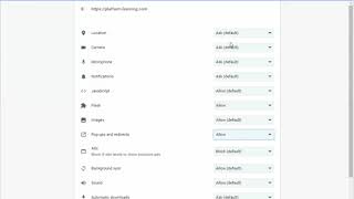 Chrome Browser Settings   Enable Flash and Popups