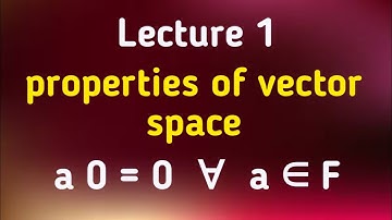 Properties of vector space | vector space | LINEAR ALGEBRA | math with Akash Tripathi