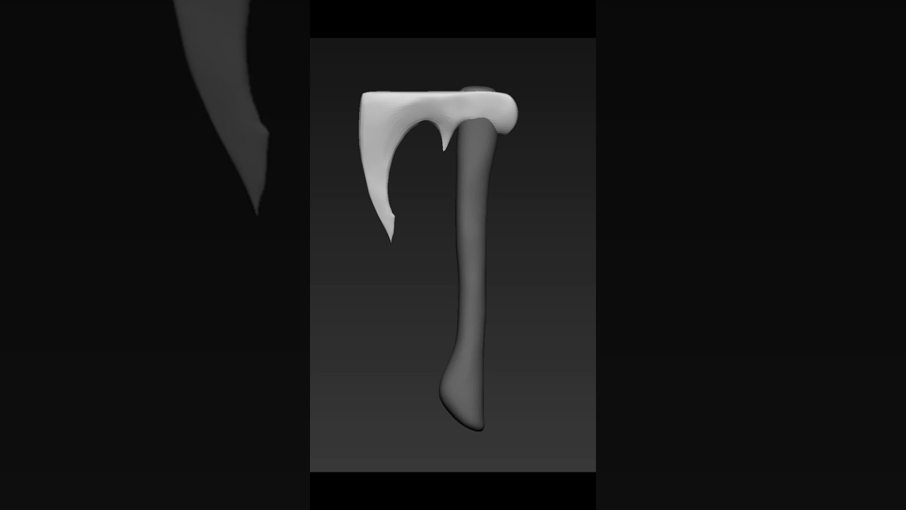 BountyHunter #5 : Battle Axe Modeling