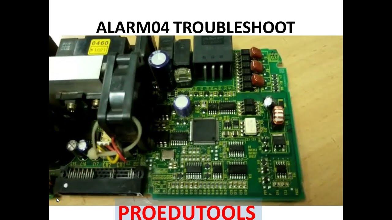FANUC PSM ALARM 04 DC voltage (DC link) has dropped FANUC PSM ALARM 04