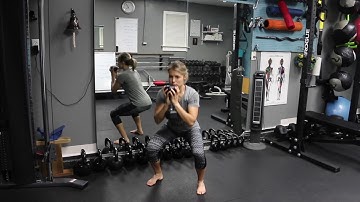 Dumbbell Goblet Pause Squat