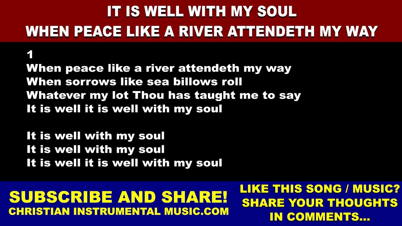 It Is Well With My Soul 🌿 When Peace Like A River 🌊 Deep Christian ...