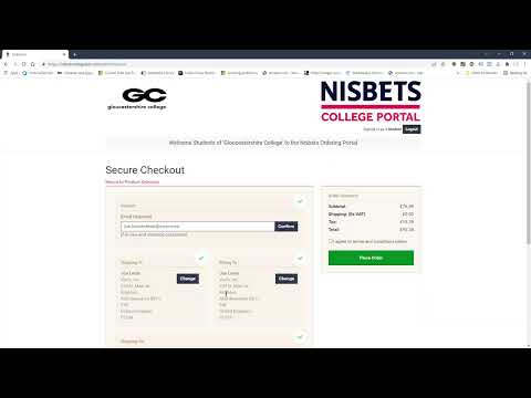 Nisbets College Portal   Login   Google Chrome 2022 03 02 09 43 32