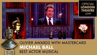 Michael Ball wins Best Actor in a Musical | Olivier Awards 2013 with Mastercard